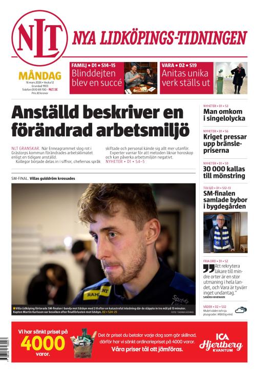Nya Lidköpings-Tidningen 16.3.2026