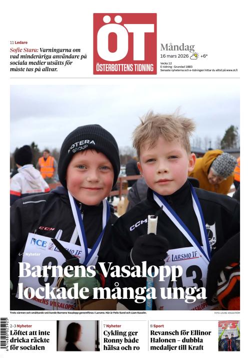 Österbottens Tidning 16.3.2026