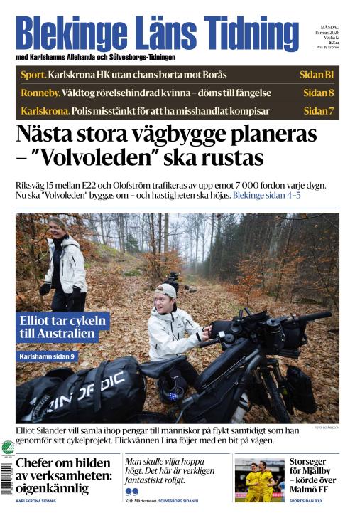 Blekinge Läns Tidning 16.3.2026