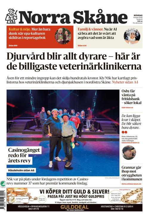 Norra Skåne 16.3.2026