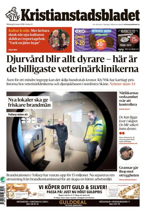 Kristianstadsbladet 16.3.2026