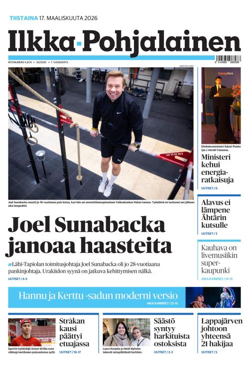 Ilkka-Pohjalainen 17.3.2026
