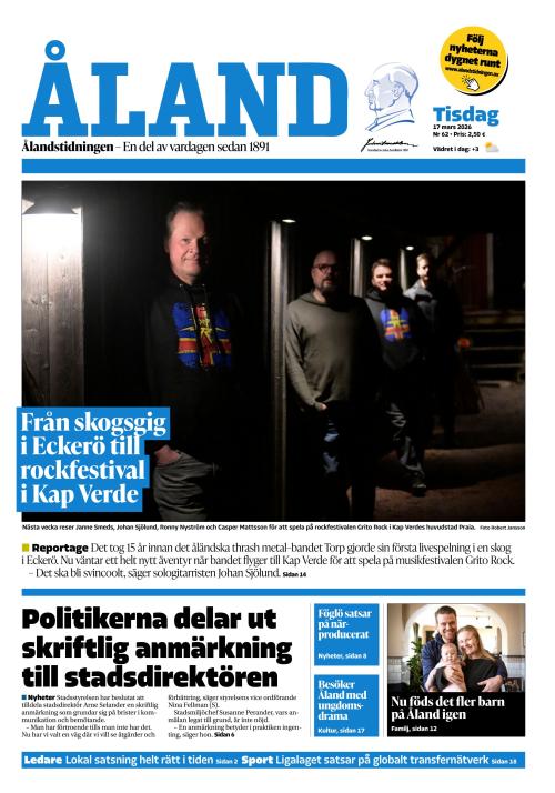 Ålandstidningen 17.3.2026