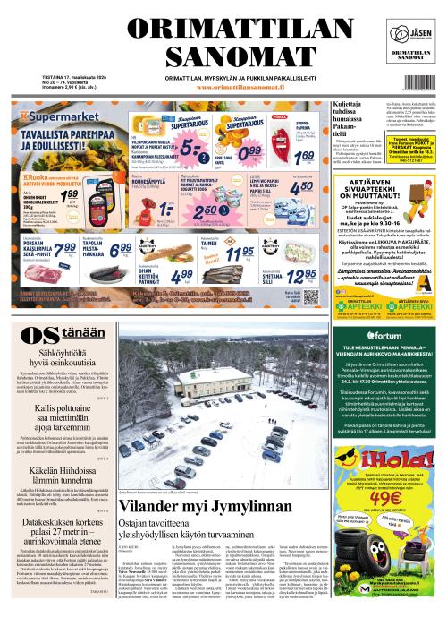 Orimattilan Sanomat 17.3.2026