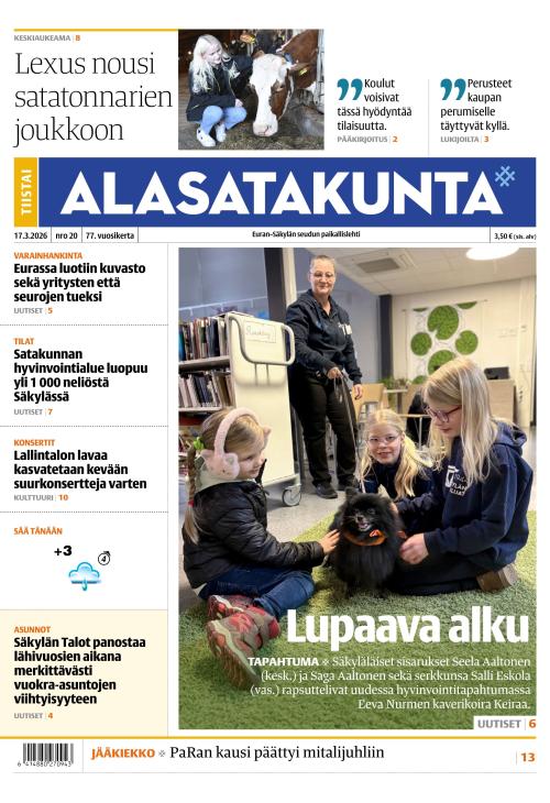 Alasatakunta 17.3.2026