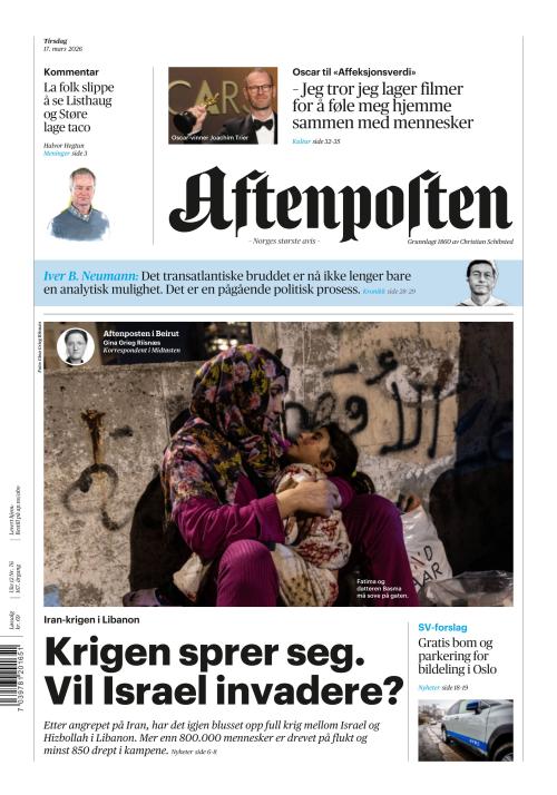 Aftenposten 17.3.2026