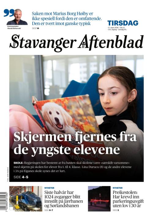 Stavanger Aftenblad 17.3.2026