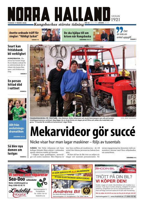 Norra Halland 17.3.2026