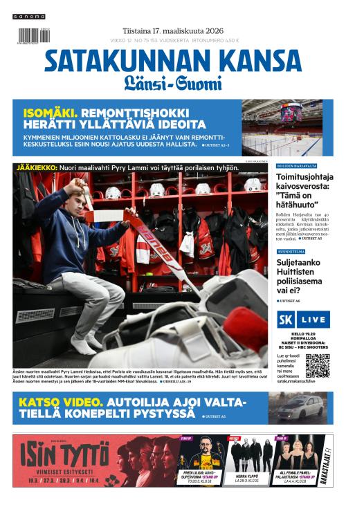 Satakunnan Kansa Länsi-Suomi 17.3.2026