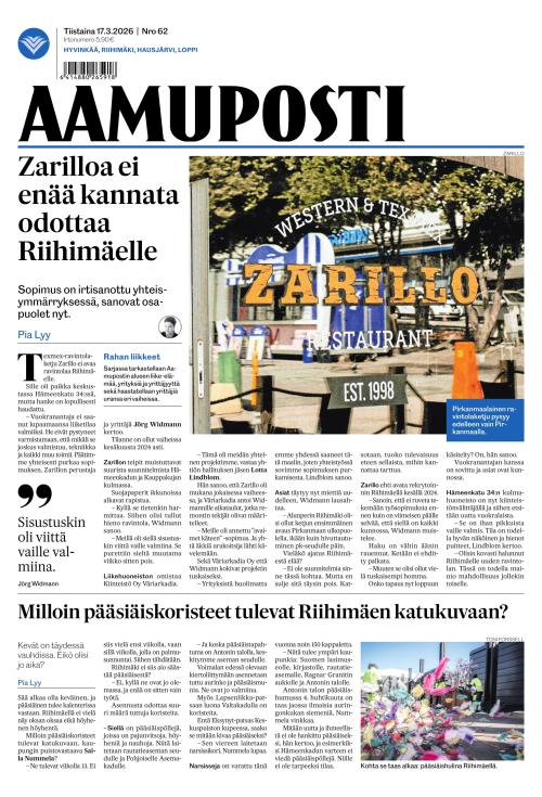 Aamuposti 17.3.2026