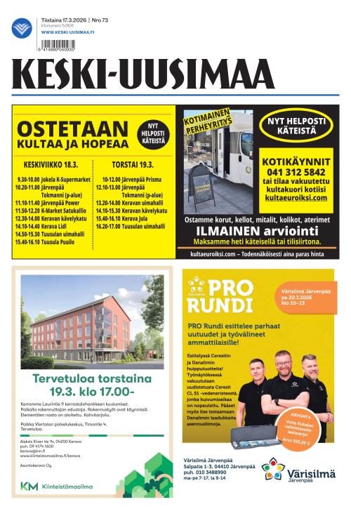 Keski-Uusimaa 17.3.2026
