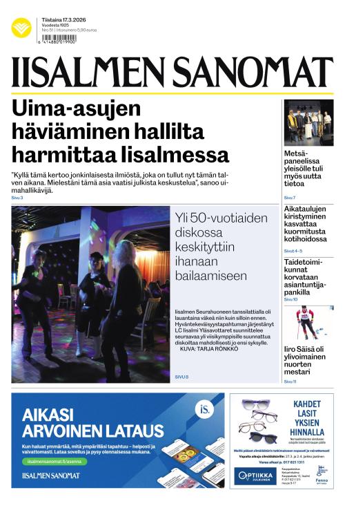 Iisalmen Sanomat 17.3.2026