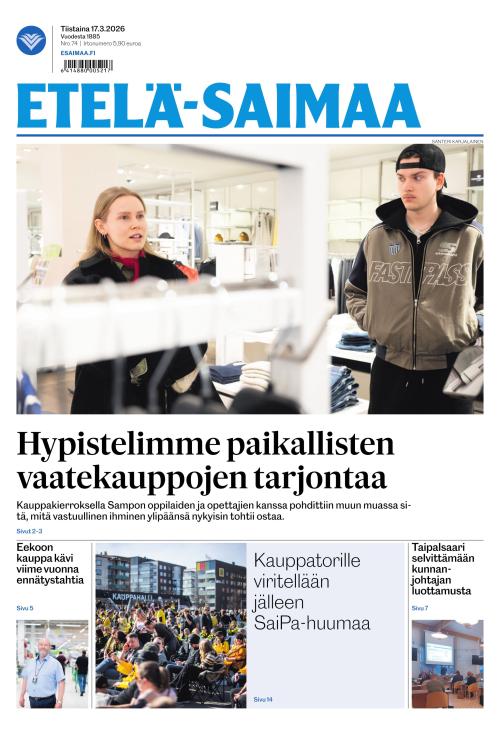 Etelä-Saimaa 17.3.2026