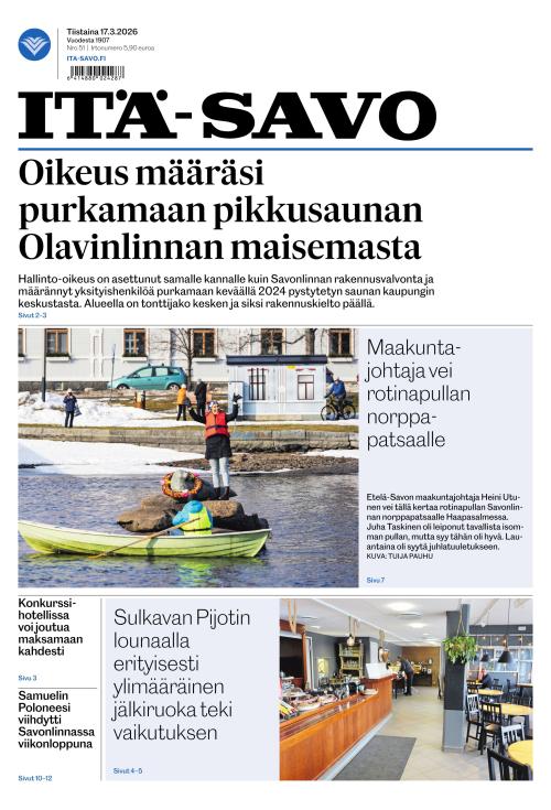 Itä-Savo 17.3.2026