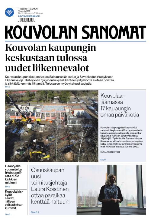 Kouvolan Sanomat 17.3.2026