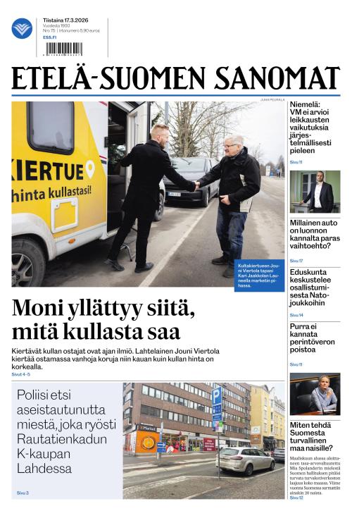 Etelä-Suomen Sanomat 17.3.2026