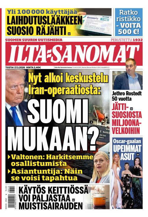 Ilta-Sanomat 17.3.2026
