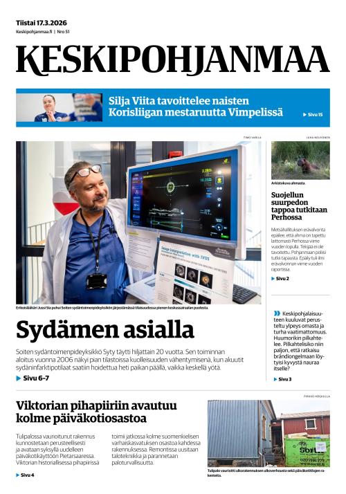 Keskipohjanmaa 17.3.2026