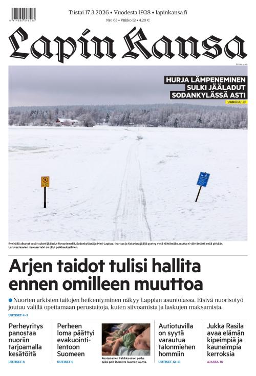 Lapin Kansa 17.3.2026