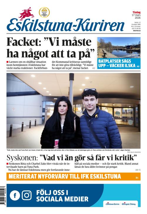 Eskilstuna-Kuriren 17.3.2026