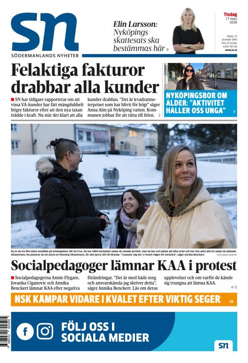 Södermanlands Nyheter 17.3.2026