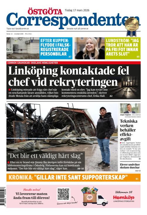 Östgöta Correspondenten 17.3.2026