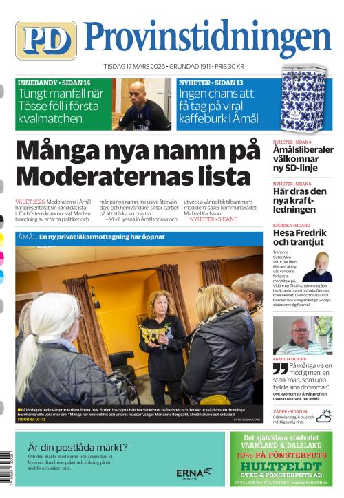 Provinstidningen Dalsland 17.3.2026
