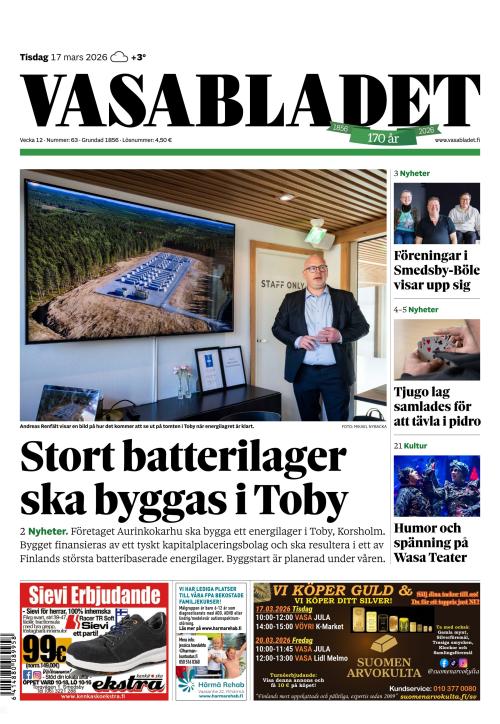 Vasabladet 17.3.2026