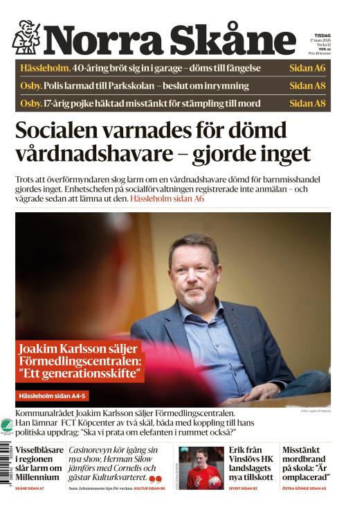 Norra Skåne 17.3.2026