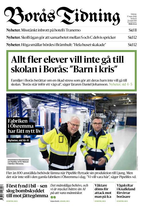 Borås Tidning 17.3.2026