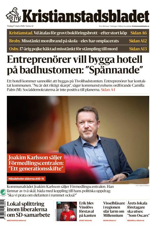 Kristianstadsbladet 17.3.2026