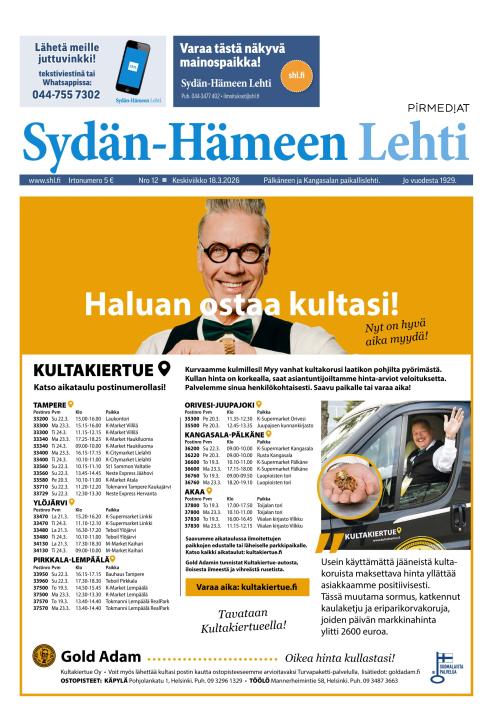 Sydän-Hämeen Lehti 18.3.2026