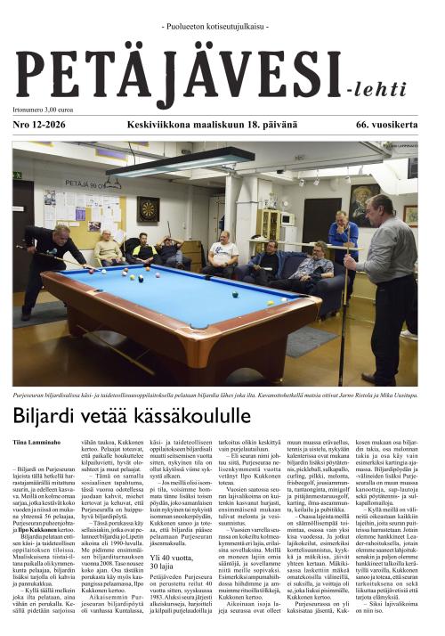 Petäjävesi 18.3.2026