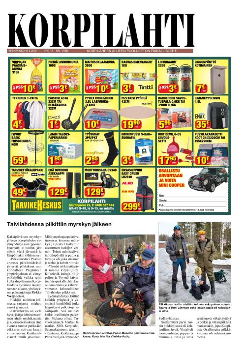 Korpilahti-lehti 18.3.2026