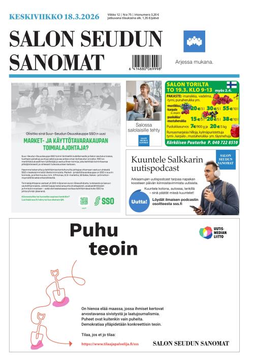 Salon Seudun Sanomat 18.3.2026