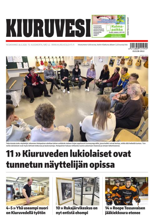 Kiuruvesi-lehti 18.3.2026