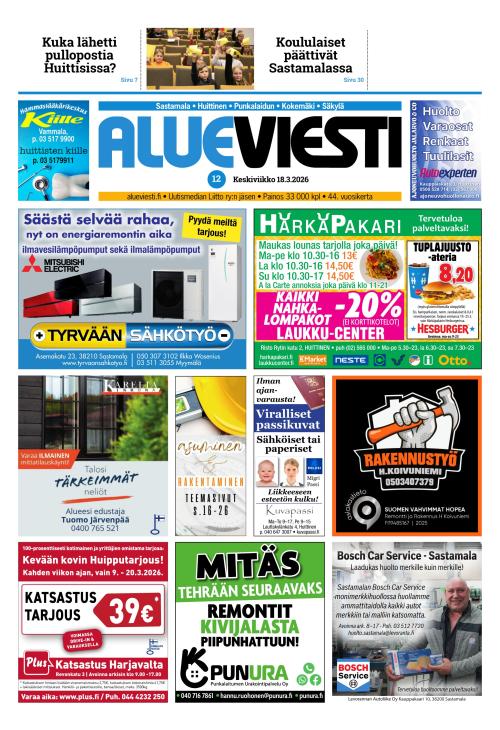 Alueviesti 18.3.2026