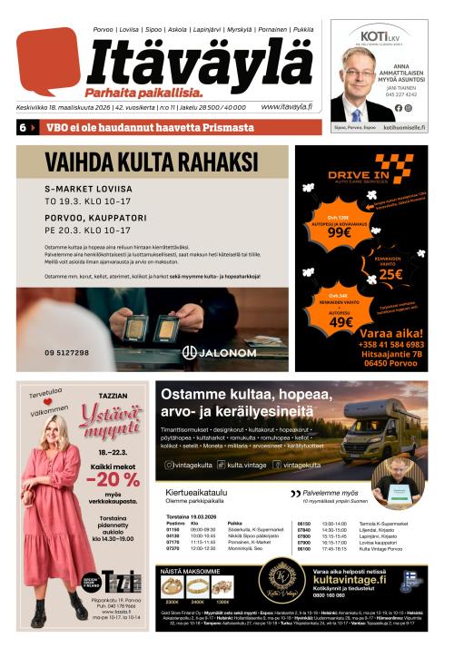 Itäväylä 18.3.2026