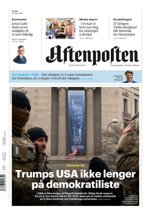 Aftenposten 18.3.2026