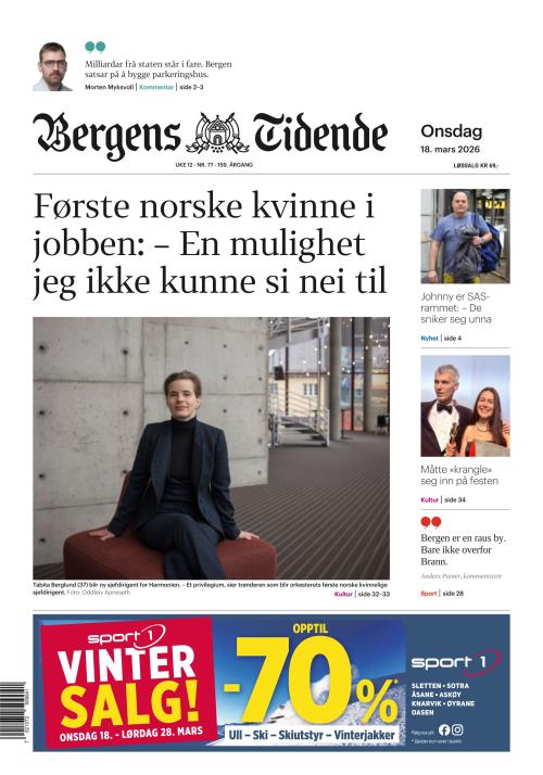 Bergens Tidende 18.3.2026