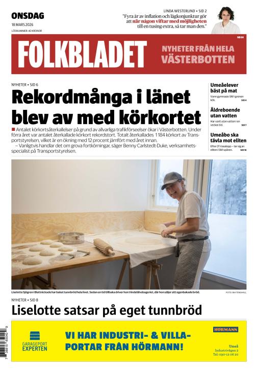 Folkbladet (Västerbotten) (SE) 18.3.2026
