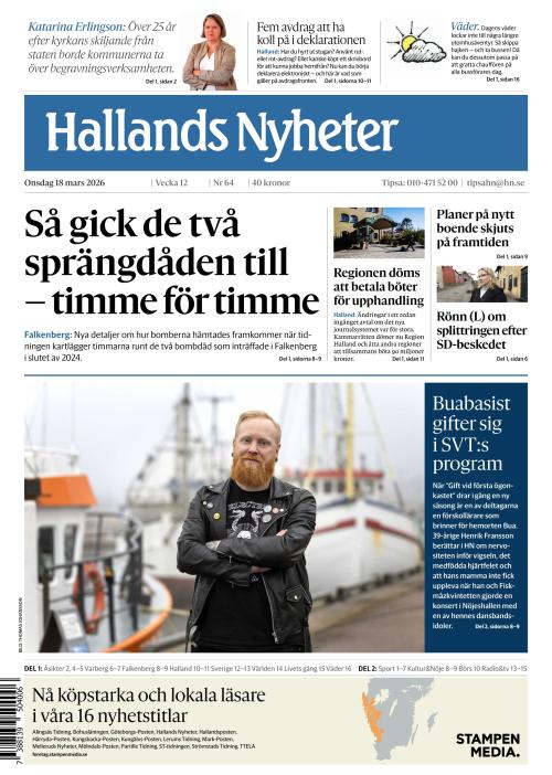 Hallands Nyheter 18.3.2026