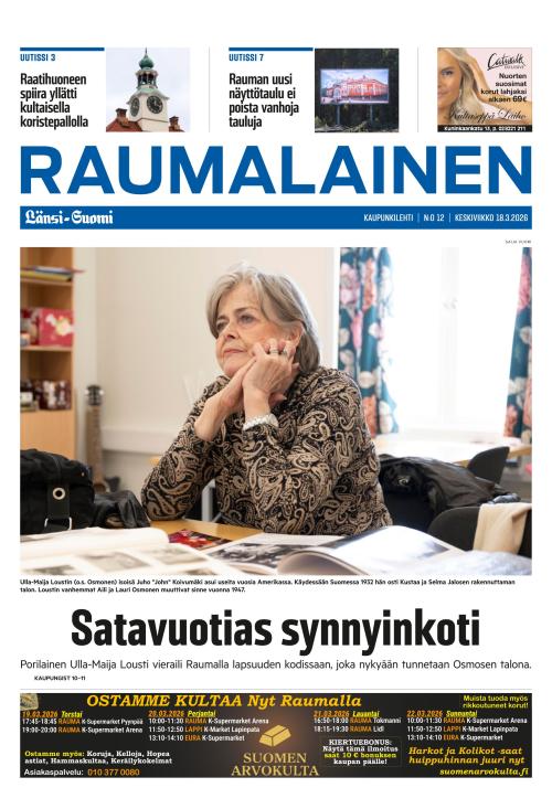 Raumalainen 18.3.2026