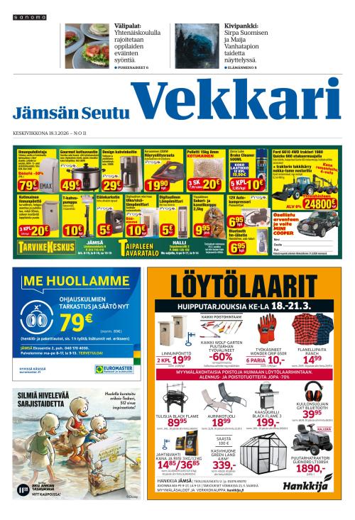 Jämsän Seutu ja Vekkari 18.3.2026