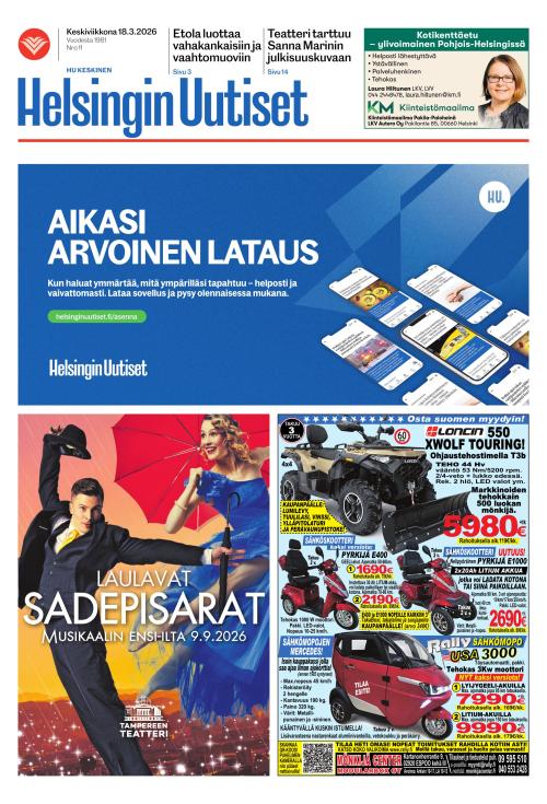 Helsingin Uutiset (Keskinen) 18.3.2026