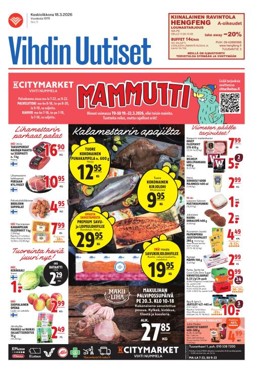 Vihdin uutiset 18.3.2026