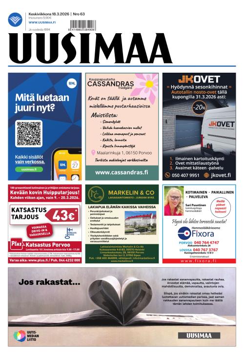 Uusimaa 18.3.2026