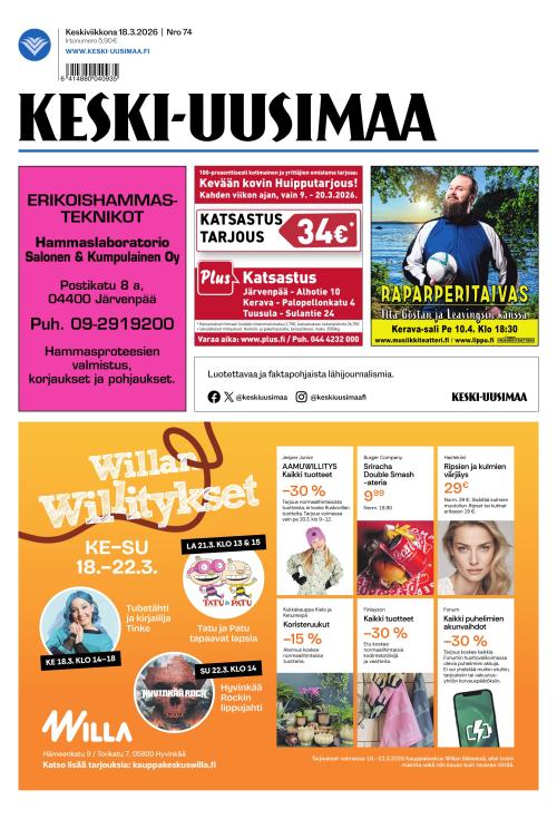 Keski-Uusimaa 18.3.2026