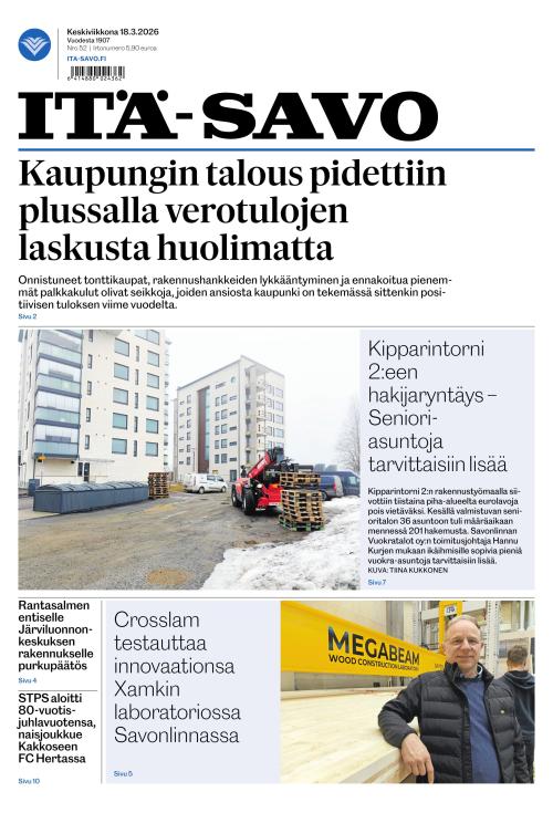 Itä-Savo 18.3.2026