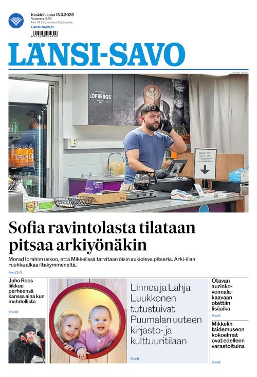 Länsi-Savo 18.3.2026